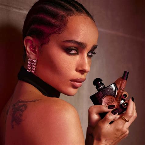 yves saint laurent zoe kravitz|YSL Black Opium, Zoë Kravitz .